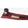 Women's Deluxe Rosewood Piano Finish Gavel Set w/ Presentation Case